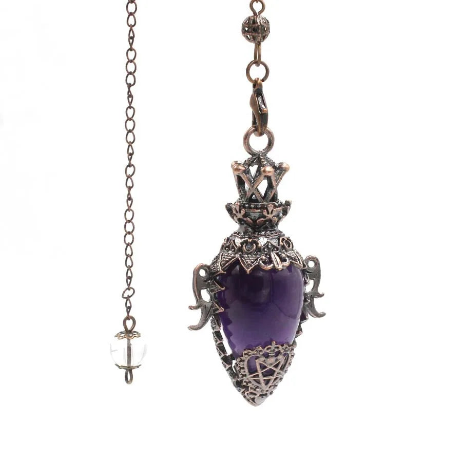 Natural Stone Pendulum Collection :Channel clarity. Awaken your inner guidance