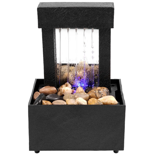 Whispers of Water - LED Zen Fountain for Sacred Spaces
