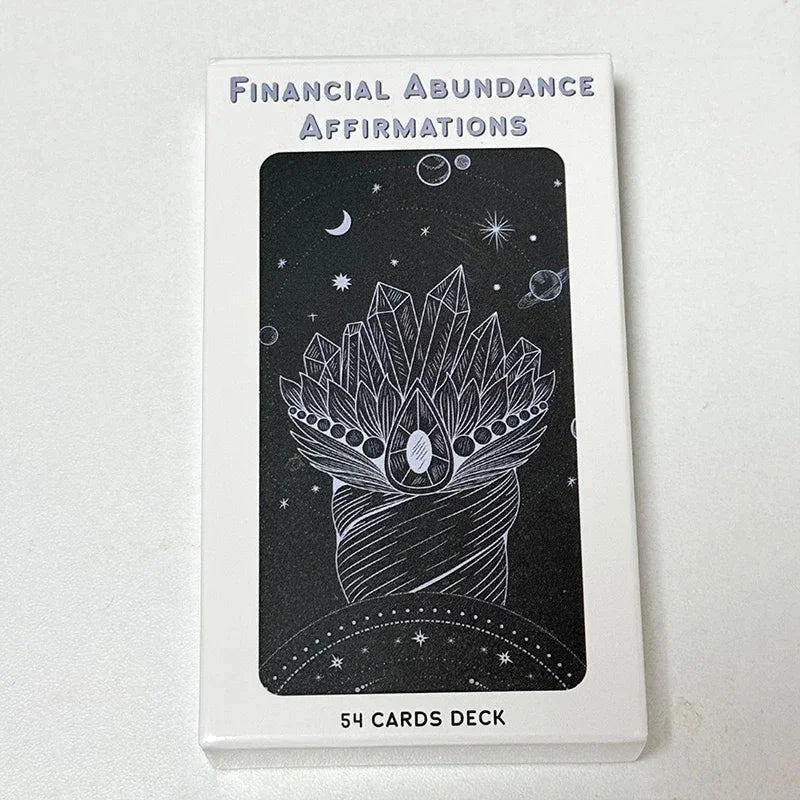 Financial Abundance Affirmation Cards – 54-Card Deck to Manifest Wealth, Success & Money Flow