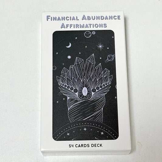 Financial Abundance Affirmation Cards – 54-Card Deck to Manifest Wealth, Success & Money Flow