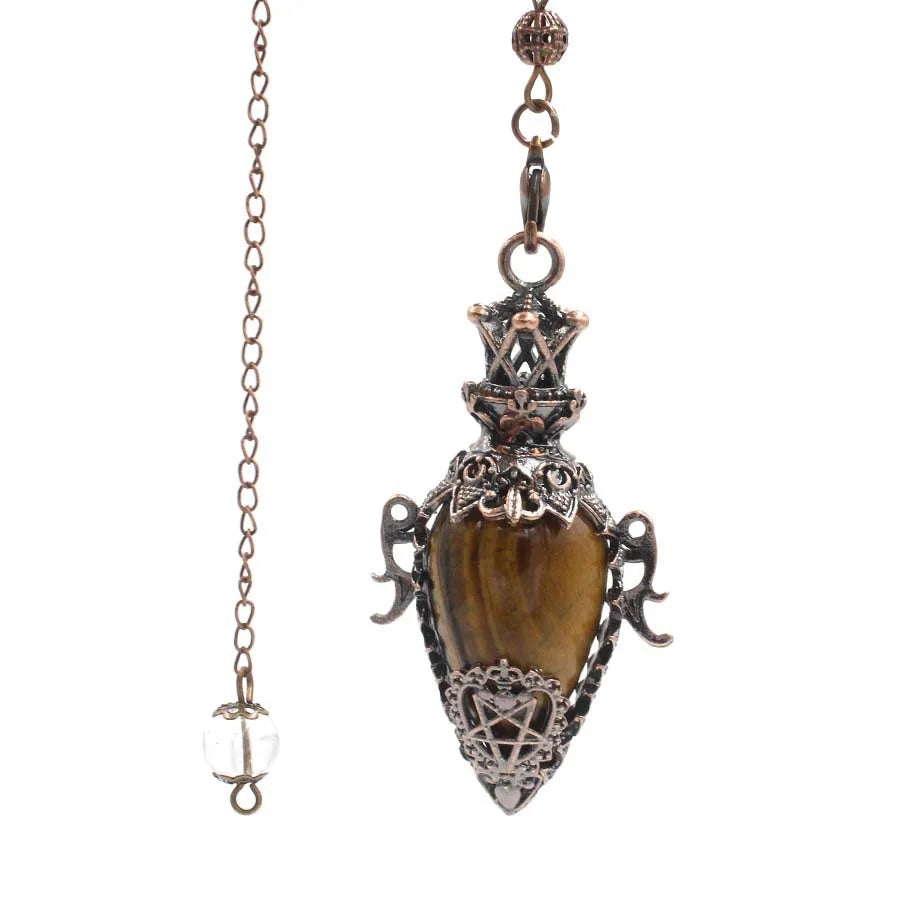 Natural Stone Pendulum Collection :Channel clarity. Awaken your inner guidance